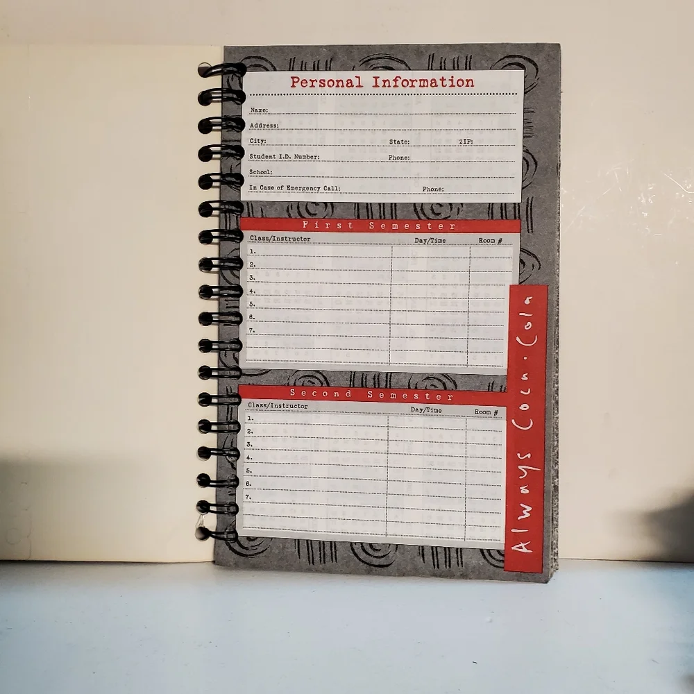 Vintage Coca Cola 1997 - 2000 Collectible Notebooks and Planner